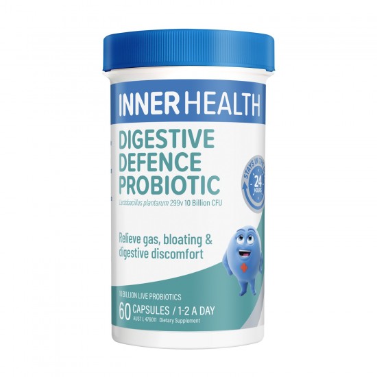 Inner Health 消化舒缓防护益生菌60粒 缓解胀气消化不适 保质期2027.5